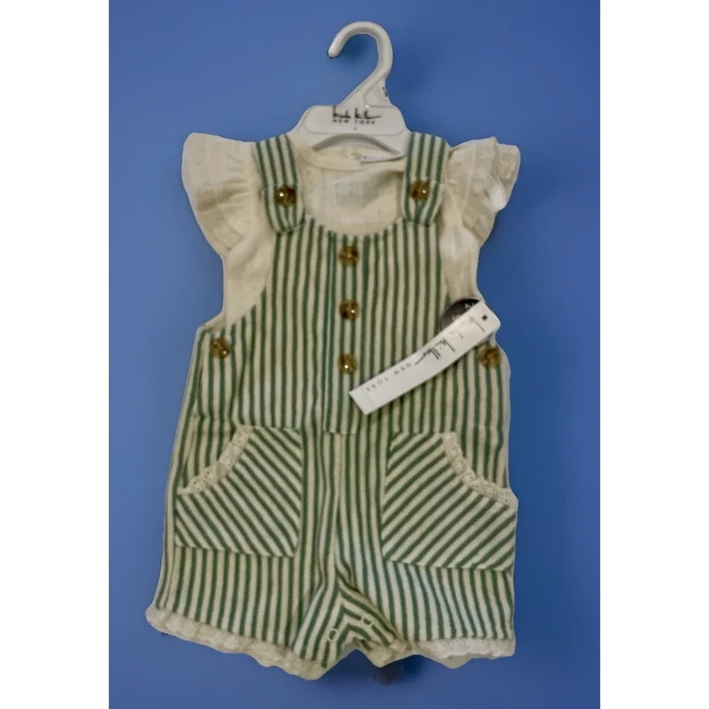 New Nicole Miller Baby Girl Summer Size 6-9 months 6M 9M Adorable Neutral Colors